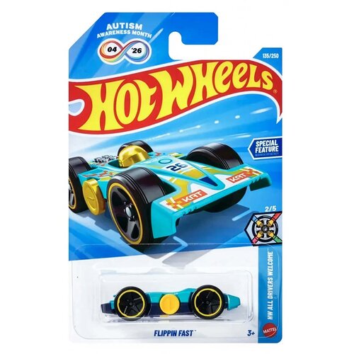 Mattel Hot Wheels: Flippin Fast plavi mali auto 1/64 - Cijene