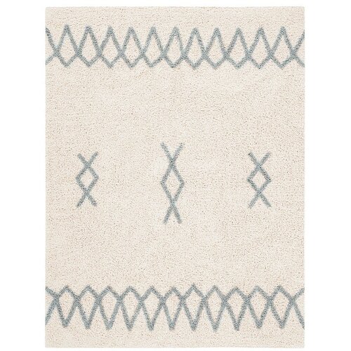 Lorena Canals Plavi/krem periv/ručno rađen pamučan tepih 170x240 cm Atlas Natural &amp;ndash; Slike