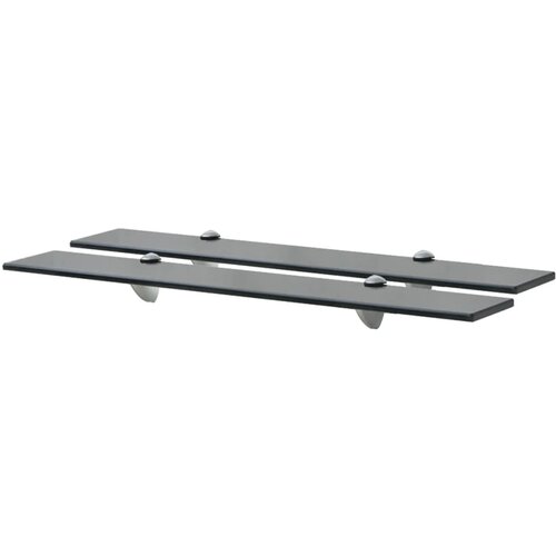 VidaXL Zidne police 2 kom staklene 70 x 10 cm 8 mm Slike