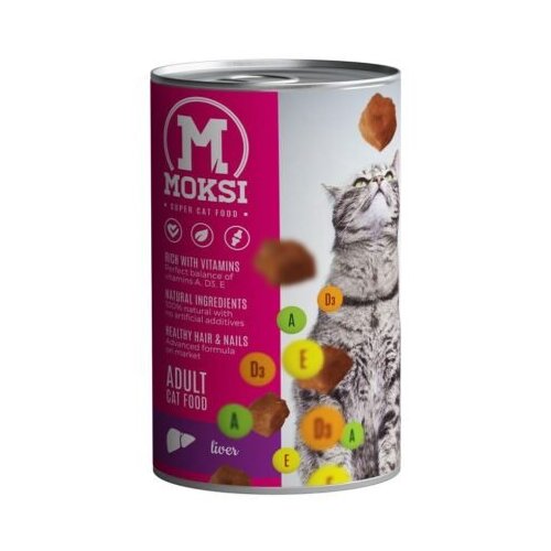 Moksi konzerva za mačke 415gr Slike