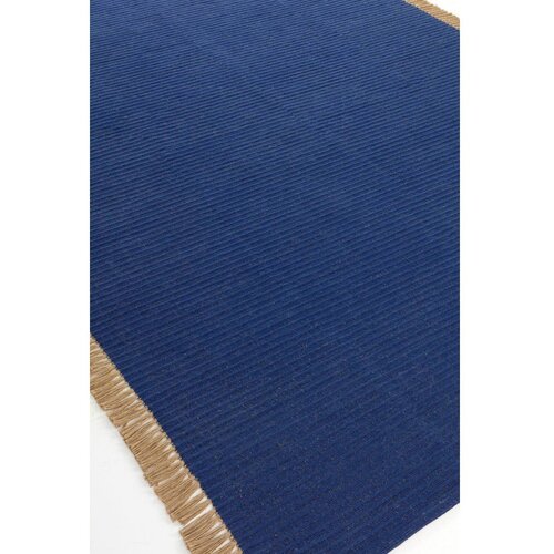 Jotex Modra ročno tkana preproga iz me&amp;scaron;anice bombaža 200x300 cm Channa &amp;ndash; Slike