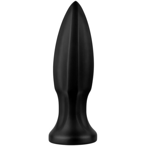 BUTTR Huge Explosive II - veliki analni čep (crni) - 29 cm Slike