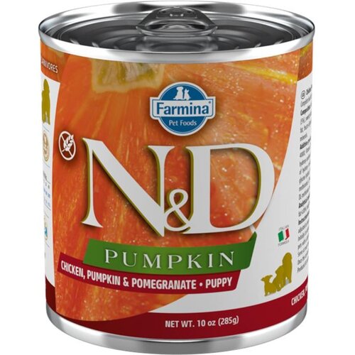 N&d PUMPKIN Can Dog PM Puppy Chicken, Pumpkin and Pomegranate 285 g Hrana za štence Slike