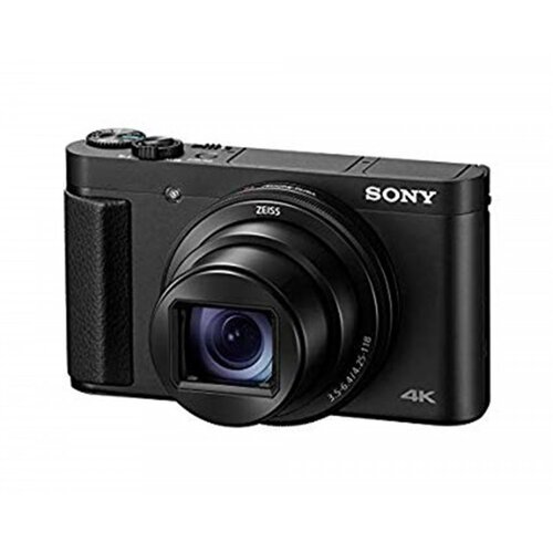 Sony digitalni fotoaparat Zoom (optički): 28 x crna uklj. bljeskavica 4K-video, stabilizacija slike, Bluetooth, Full HD video, GPS, zaslon osjetljiv na dodir, WiFi, s ugrađenom bljeskalicom Slike