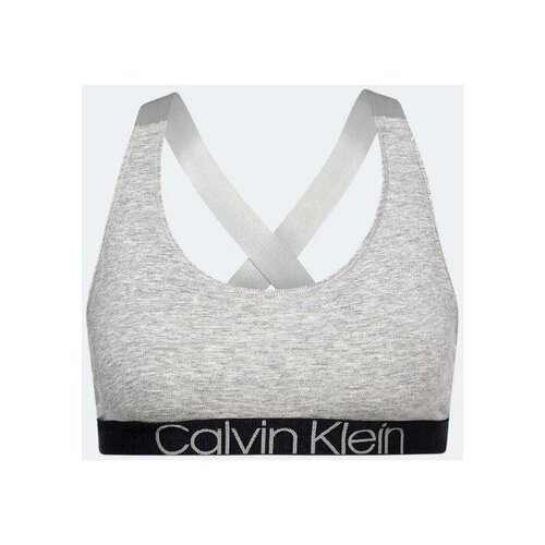 Calvin Klein Jeans 000QF6576EPGK UNLINED BRALETTE Siva Slike