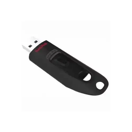 Sandisk USB ključek 128GB ULTRA, 3.0, črn, brez pokrovčka (SDCZ48-128G-U46)