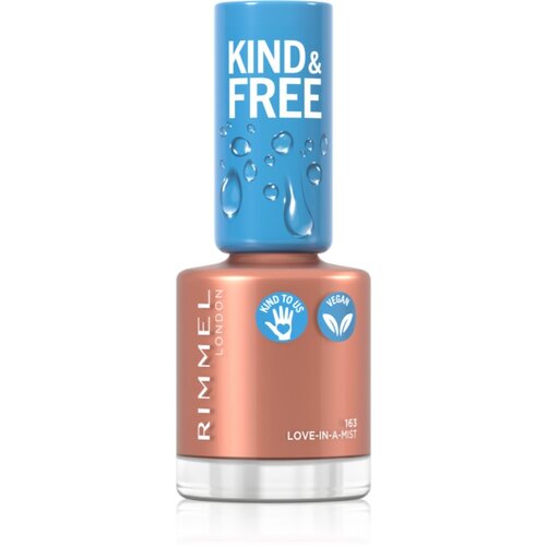 Rimmel London Kind &amp;amp; Free lak za nokte nijansa 163 Love-In-A-Mist 8 ml Slike