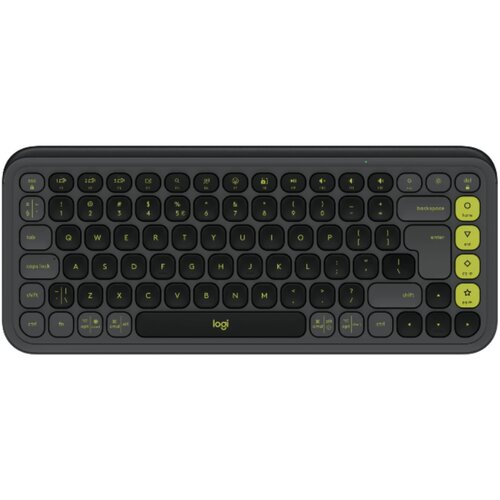 Logitech POP ICON KEYS (črna/zelena, SLO gravura) Bluetooth tipkovnica, (21559443) Slike