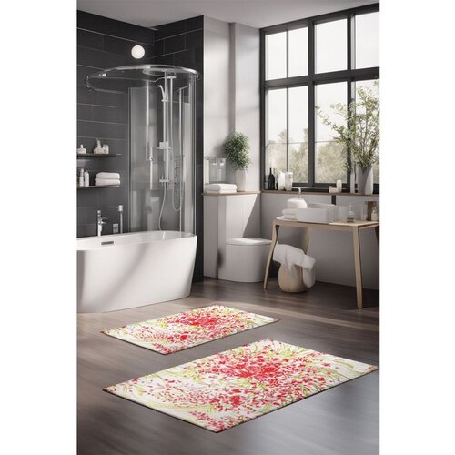  CT-5298 multicolor bathmat set (2 pieces) Cene