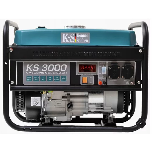 KÖNNER & SÖHNEN Power Generator bencinski plin 2,6kW 230V KS 3000, (21101380)