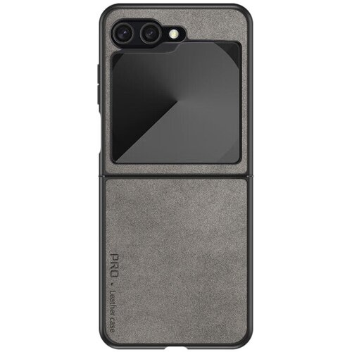  Shangsu Maska za mobilni telefon Samsung Galaxy Z Flip6, Siva Cene