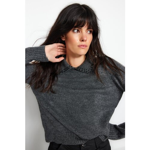 Trendyol Sweater - Gray - Regular fit Cijene