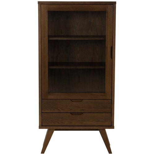Actona Smeđa vitrina u dekoru hrasta 72x145x36 cm A-Line &amp;ndash; Slike