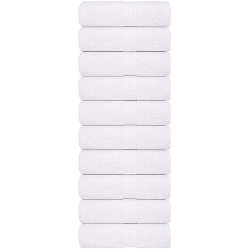 vidaXL Brisače za goste 10 kos FROGN bela 30x50 cm 100% bombaž Cene
