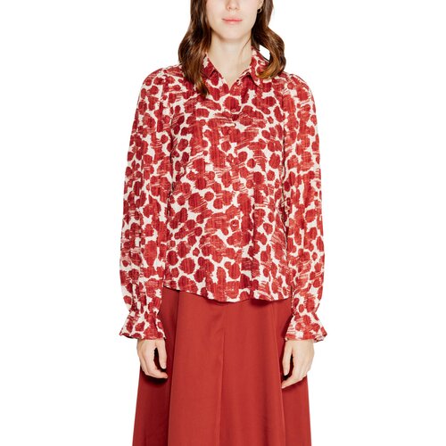 Vero_Moda Srajce & Bluze VMPILA SENYA LS SHIRT WVN 10311138 Kostanjeva Cene