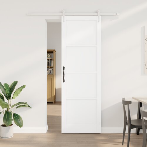 vidaXL klizna vrata Set od 2 Bijela Drvo 78 x 232 cm Klizni dijelovi Cijene
