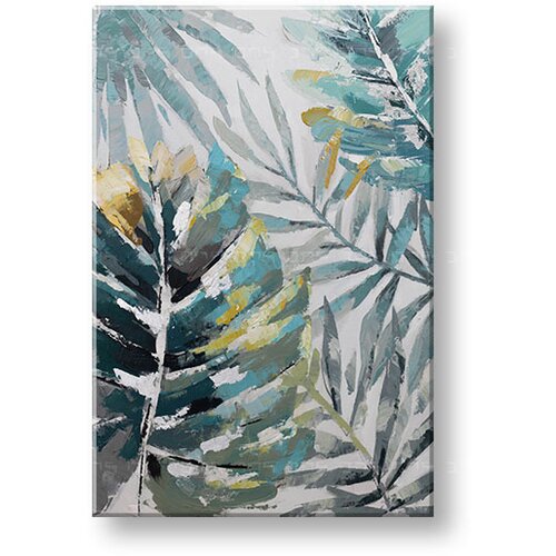  Naslikana slika na platnu listje 1-delna 60x90 cm CWF1731WE1 Slike