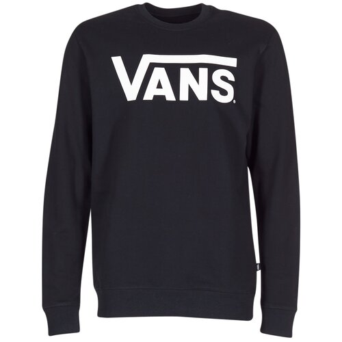 Vans Sweater majica 'MN CLASSIC CREW II' crna / bijela Cene