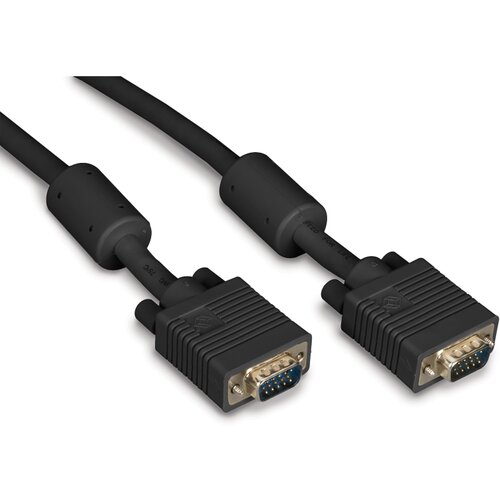 E-green Kabl VGA D-sub M/M 3m HQ feritno jezgro crni Cene