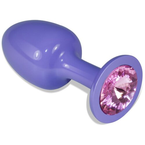 Lovetoy rosebud vijolična kovinska analna z roza dragulji, (21077756) Cene