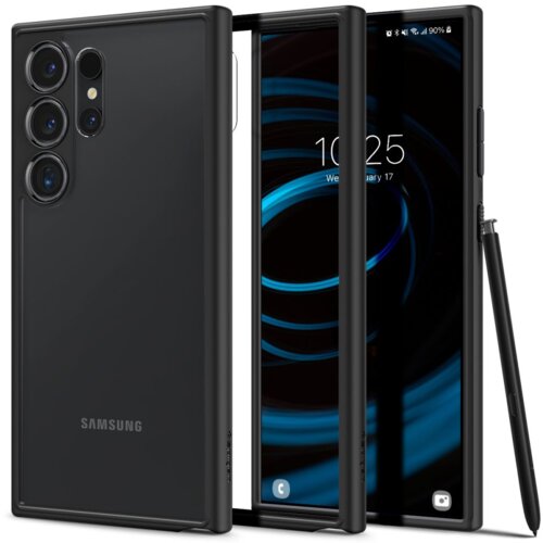 Spigen pametni telefon Ultra Hybrid ovitek za Samsung Galaxy S24 Ultra 5G mat črn Slike