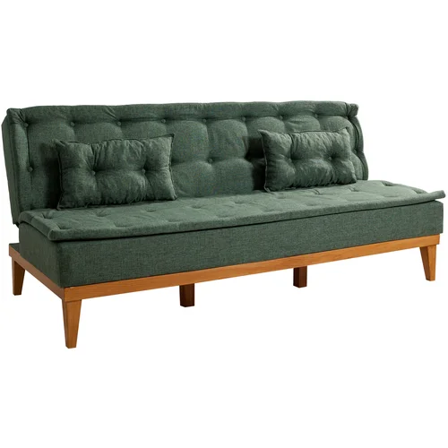 Atelier Del Sofa Fuoco - Green raztegljiv trosed, (21268671)