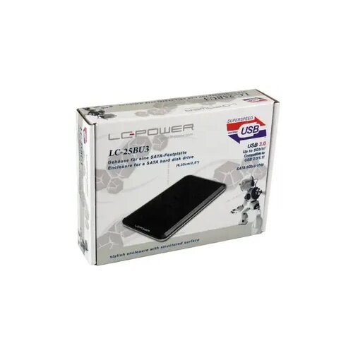 HDD Rack LC Power 2.5" LC-25BU3 SATA Black USB3.0 Cene