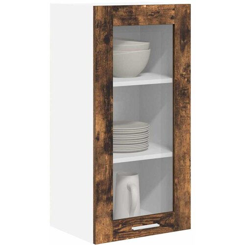  ormarić s pohranom 2 pcs Dimljeni hrast 40 x 31 x 80 cm Slike