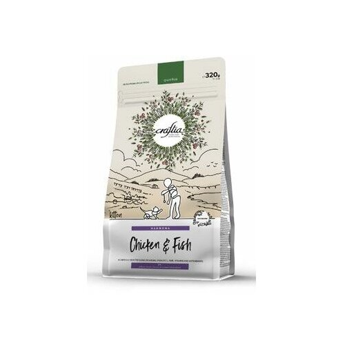 Craftia harmona cat kitten - piletina i riba 1.4kg Cene