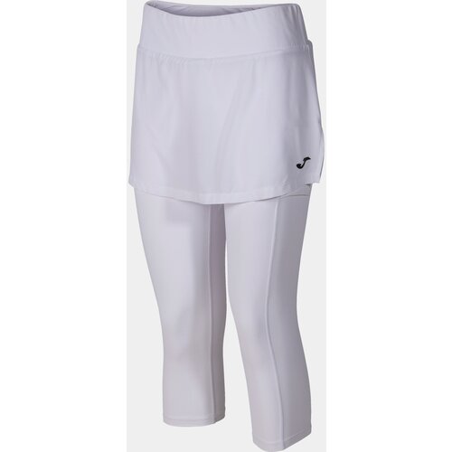 Joma Women's 2-in-1 Combi Torneo Skirt White Cene