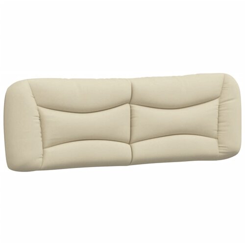 Maison Chic posteljno vzglavje - vzglavna omarica - vzglavna stranica krem 160 cm blago, (21704085) Cene