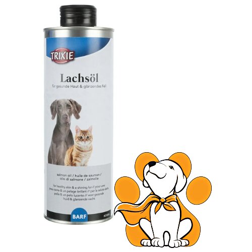 Trixie ulje od lososa 250ml, Obogaćeno Omega 3 i 6 Masnim Kiselinama Slike