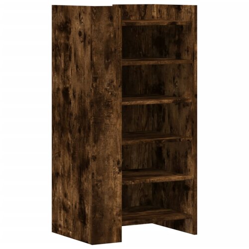 Maison Chic Omarica za obutev - Kopa za čevlje dimljeni hrast 52x37,5x100 cm inženirski les, (21777449) Slike