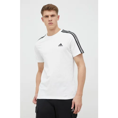 Adidas Pamučna majica boja: bijela, jednobojni model