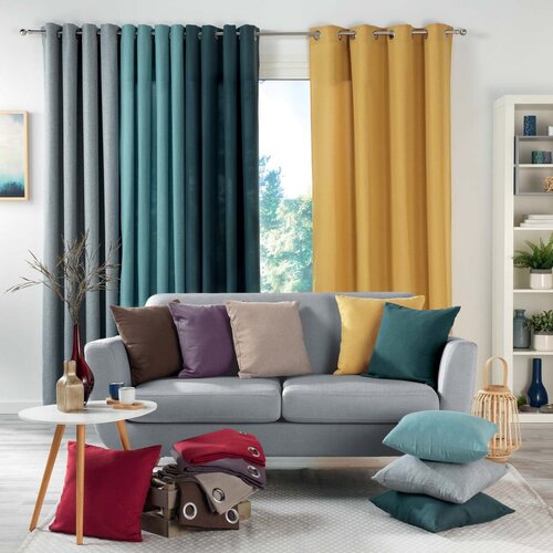Douceur d int&amp;eacute;rieur Bež zavesa 140x280 cm Meliane &amp;ndash; Slike