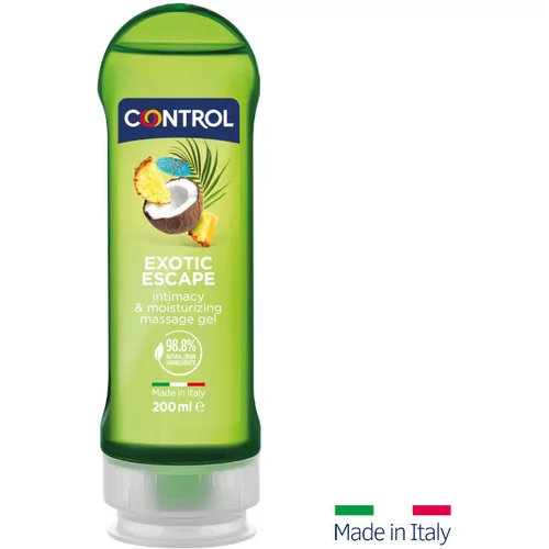 Control 2in1 intimacy & moisturizing massage gel exotic escape 200ml