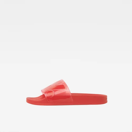 G-star Flip-flops - G-STAR Cart Slide II - Transparent red