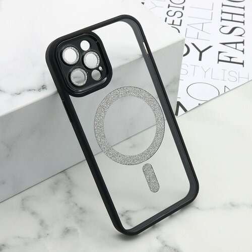 Maska diamond magsafe za iphone 12 pro/ crna Slike
