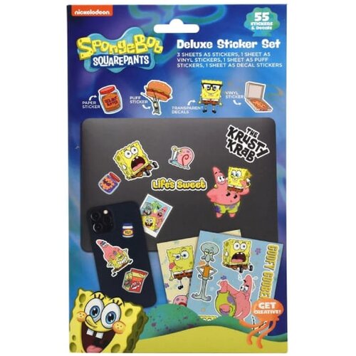 Blue Sky Designs Ltd Sponge Bob - Stikeri set - Bubbles, Sponge Bob Cene