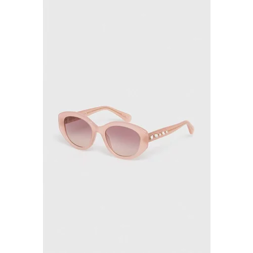 Swarovski Sončna očala 5679541 DEXTERA ORGANIC roza barva