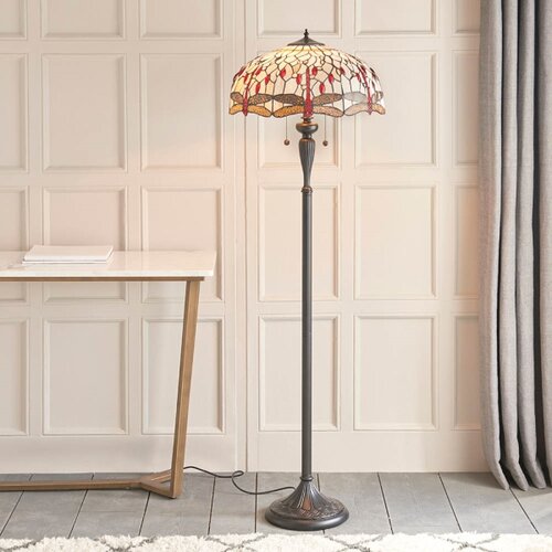  endon 70940 - podna lampa tiffany dragonfly 2xE27/60W/230V prečnik 50 cm Slike