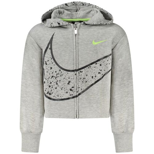 Nike Dječja Siva Majica s Kapuljačom na Patentni Zatvarač Cene
