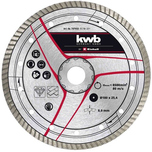 Einhell Dijamantna rezna ploča turbo 180x25.4 mm, za TC-TC 800 Cijene