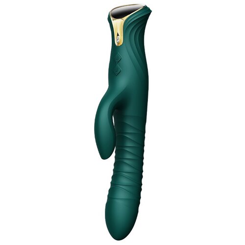 Zalo Mose Thrusting Rabbit Vibrator Green Slike