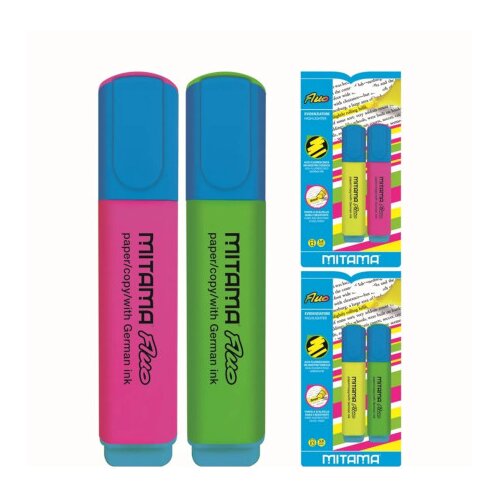 MITAMA Markeri Super Fluo 2/1 žuta-zelena 61251 Cijene