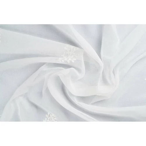 Mendola Fabrics Bela prosojna zavesa 300x245 cm Fibula –