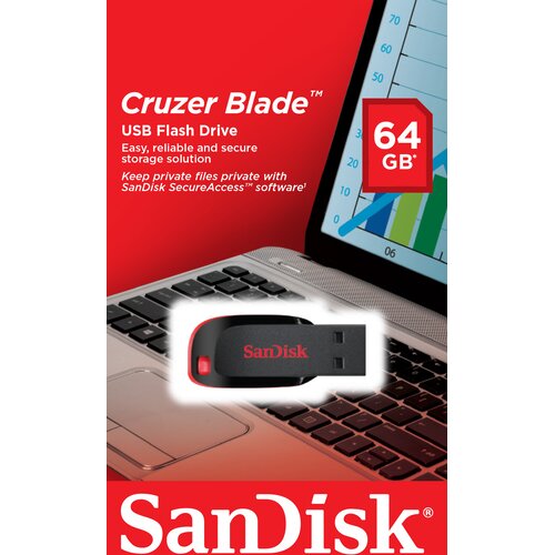 San Disk USB Stick 64GB Cruzer Blade Teardrope USB 2.0 Cijene