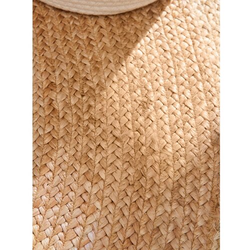 Hanse Home Slonoko&amp;scaron;čena obojestranska/ročno tkana okrogla preproga iz jute &amp;oslash; 160 cm Jutta Ivory &amp;ndash; Slike