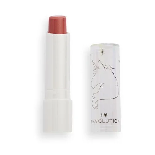 Revolution Unicorn Heart Glow Lip Balm balzam za usne s čarobnim sjajem i mirisom cvijeta vanilije 2.7 g Nijansa story