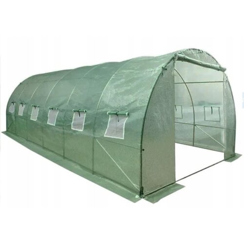  Vrtni staklenik - tunel od folije 6x3x2m 18m²  - UV PREMIUM - zeleni Cijene